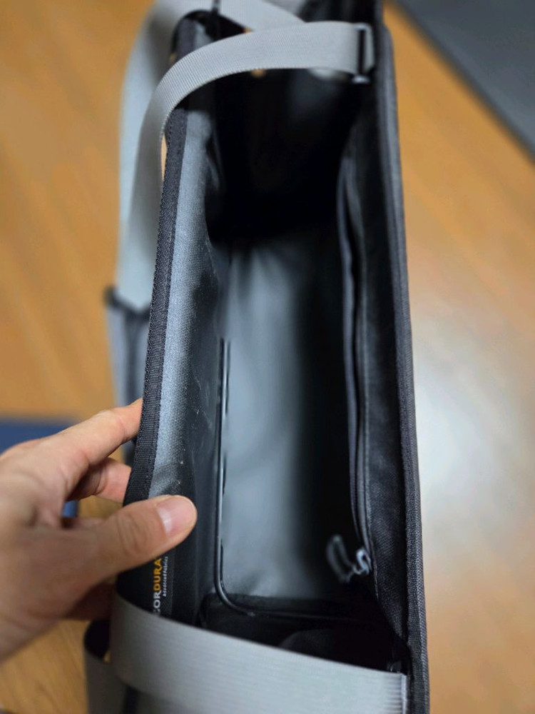 브롬톤 버로우 바스켓백 L 라지 그레이 23리터--2