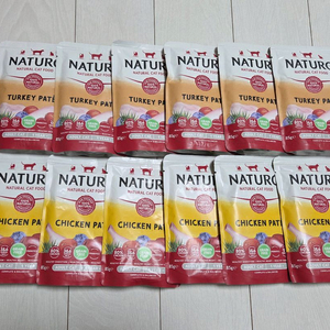 고양이 내추로 파우치 12개