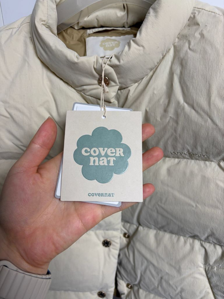커버낫 아이보리 패딩조끼--8