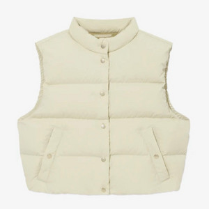 커버낫 아이보리 패딩조끼