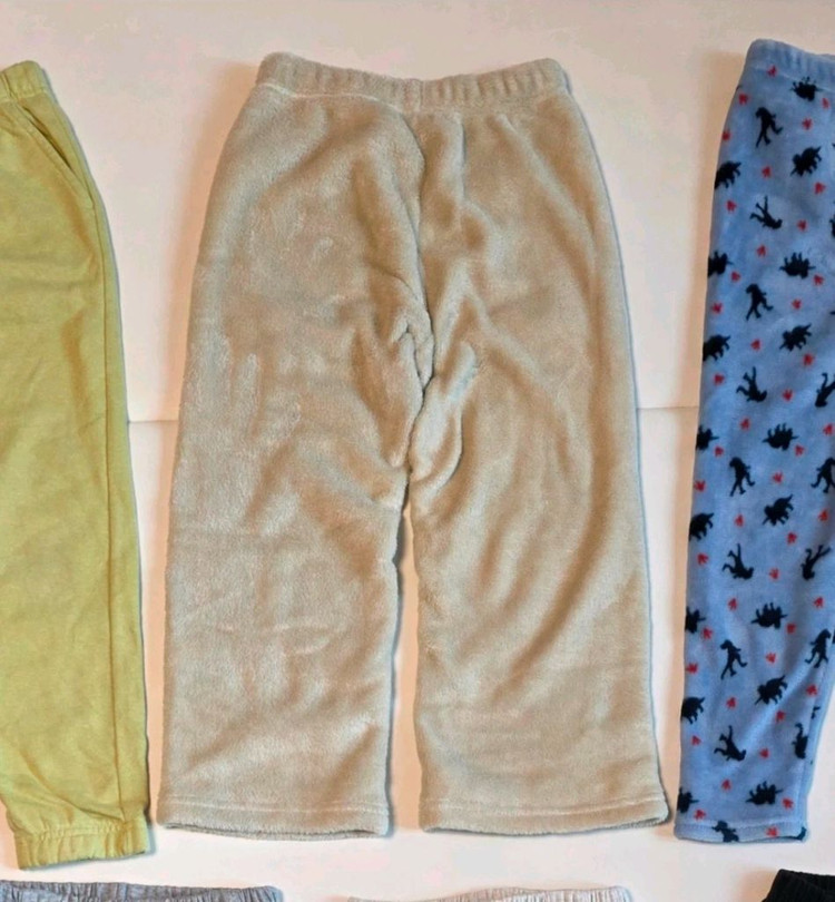 키즈 남아 여아 바지 130 폴햄키즈 약기모, 플리스 와이드, 수면바지--2