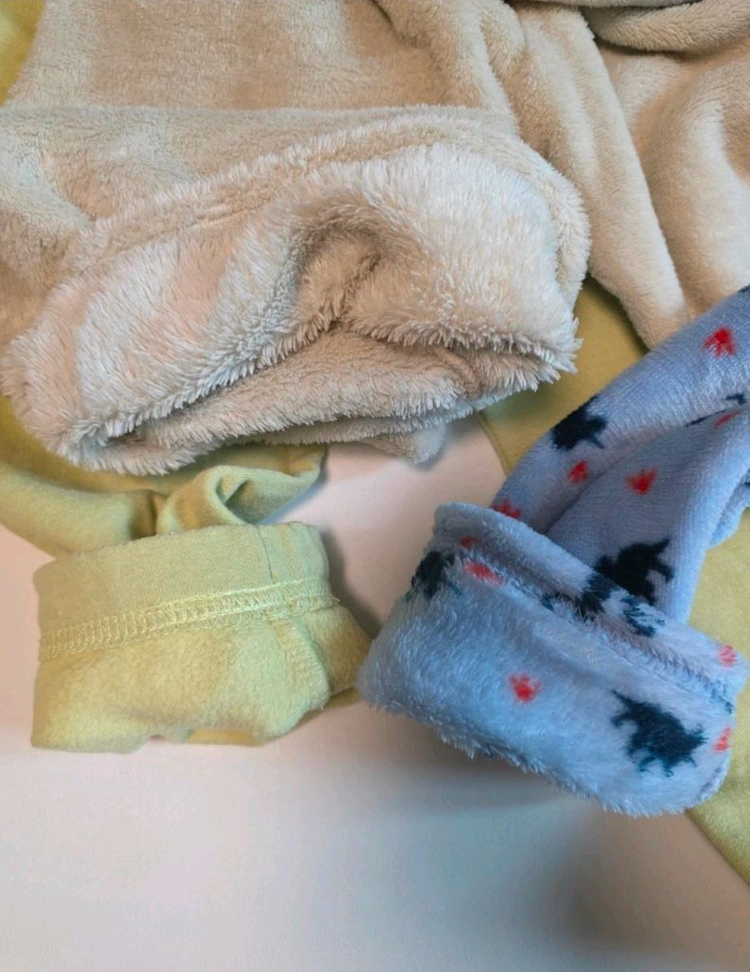 키즈 남아 여아 바지 130 폴햄키즈 약기모, 플리스 와이드, 수면바지--5