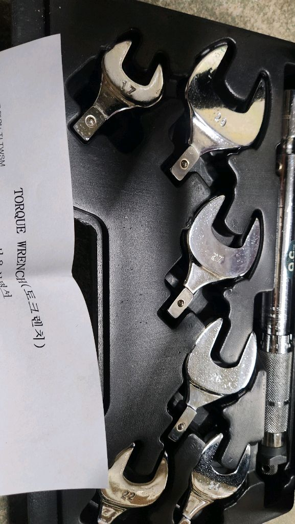 CPS 제품 TLTWSM 토크 렌치 세트 R410A 멀티 헤드용 이미지