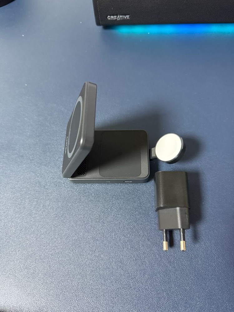 엔커 맥고 3in1 qi2 무선충전기 판매--1