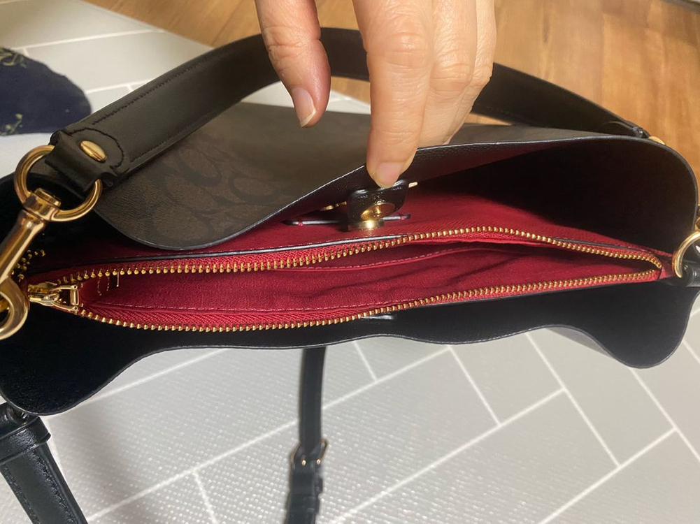 코치몰리버킷백 새상품급--3