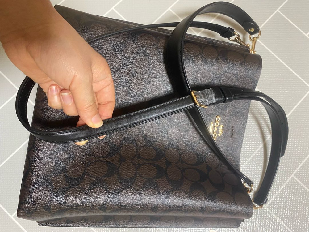 코치몰리버킷백 새상품급--4