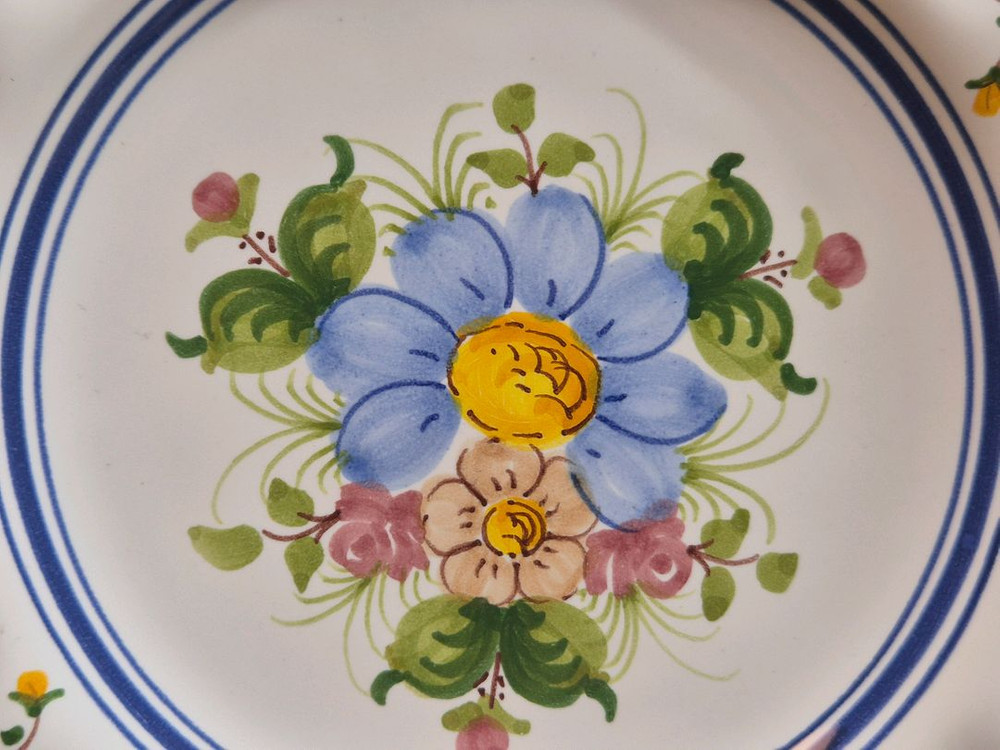 엔틱 이태리 핸드페인티드 장식용 접시.개당가 이미지