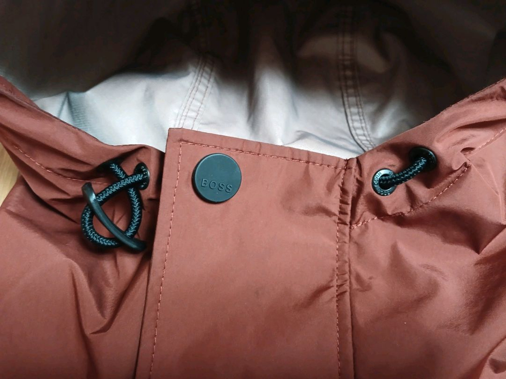 보스 BOSS (정품) 남성 기능성 바람막이 후드 자켓 (갈색) (95~100슬림) (상태 깨끗하고 좋아요)--2