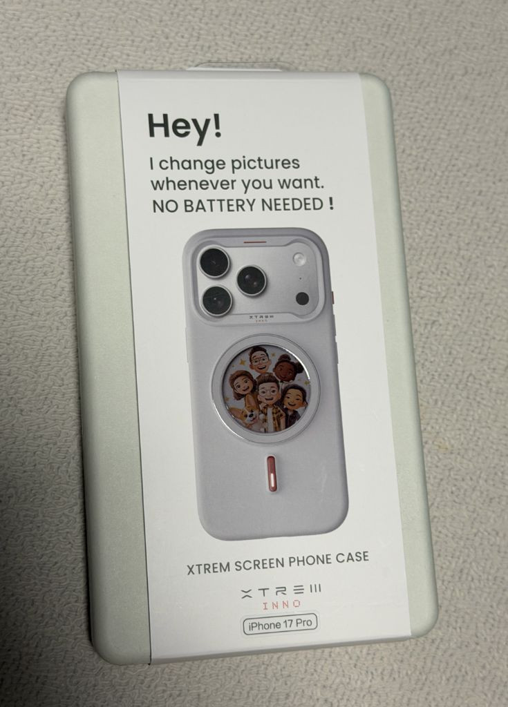 17프로 XTREM 익스트림 맥세이프 스크린 아이폰 케이스 전자잉크 NFC 폰꾸 커스텀 케이스--0