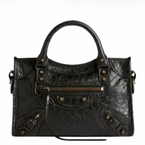 발렌시아가 806395 르 시티백 블랙 미니