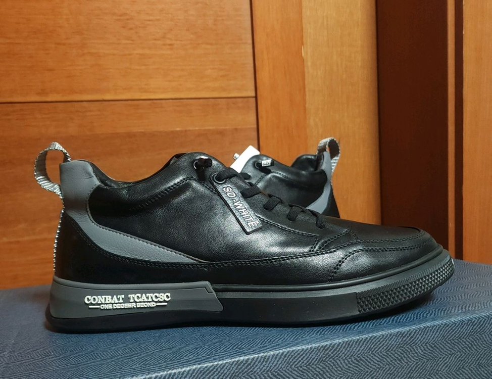 천연 270 하이탑 가죽 스니커즈 운동화--3