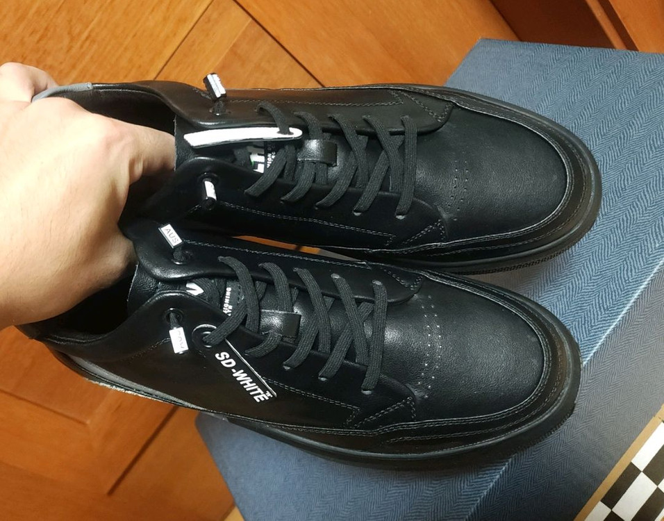 천연 270 하이탑 가죽 스니커즈 운동화--5