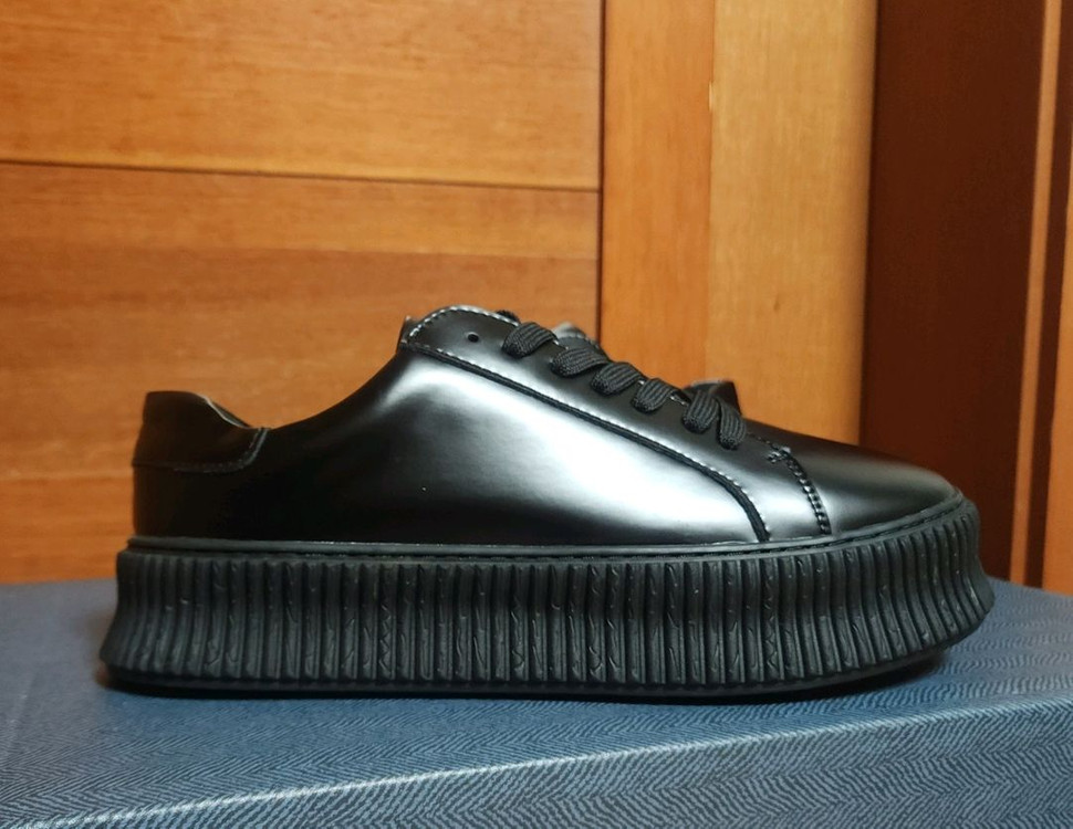 천연 260 가죽 스니커즈 운동화 키높이--3