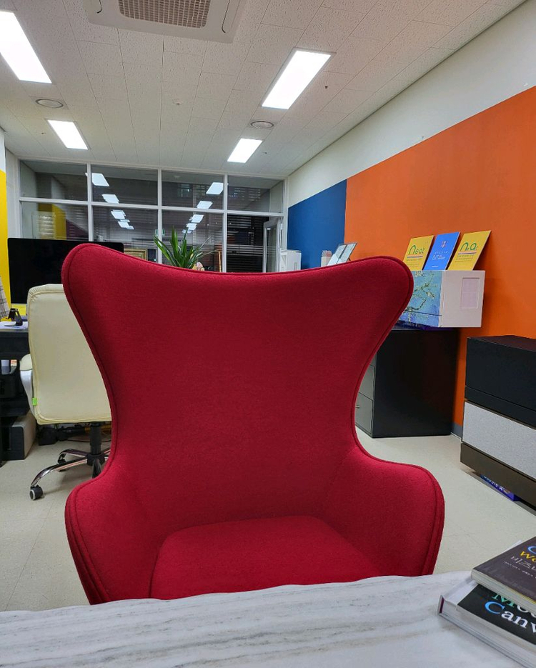 에그체어(레드체어) 1개--1