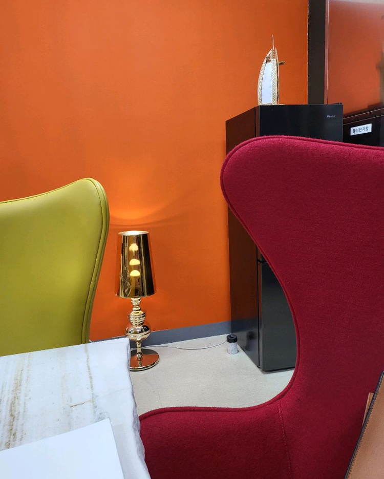 에그체어(레드체어) 1개--3