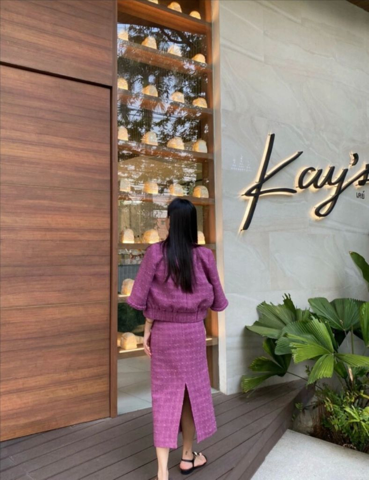 타이밍 서울 timing seoul 트위드 셋업 S (자켓, 스커트 치마) 하객룩 시에--2