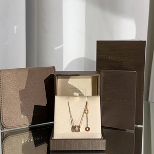 불가리 다이아 비제로원 18K 골드 목걸이