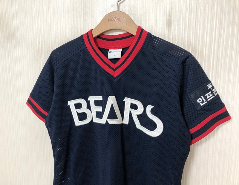 KBO 두산베어스 올드 원정유니폼/져지 11호(85) #32 김재환--5