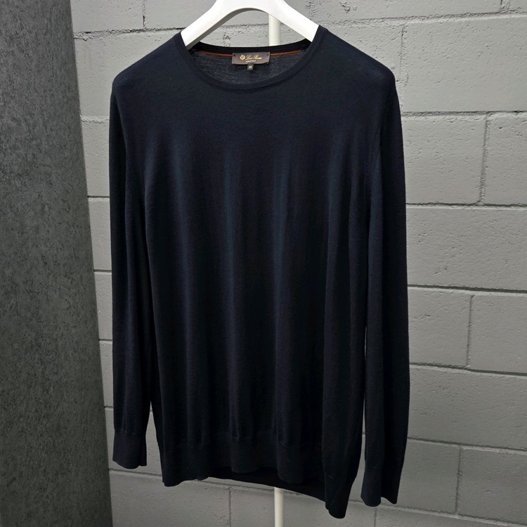 로로피아나 버진 울 니트 58사이즈--0