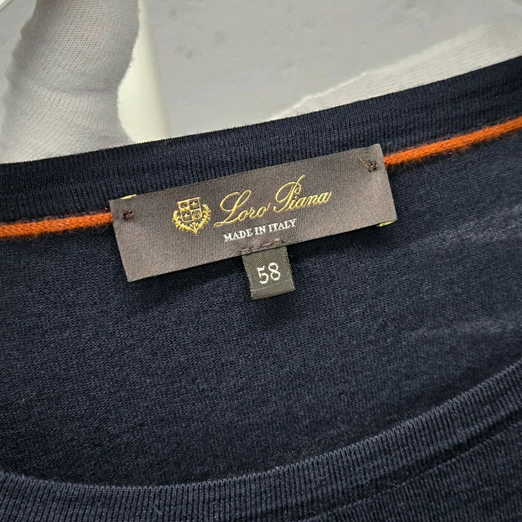 로로피아나 버진 울 니트 58사이즈--2