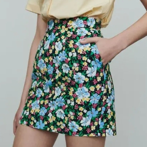 마쥬 maje 플로랄 미니 스커트 34 사이즈