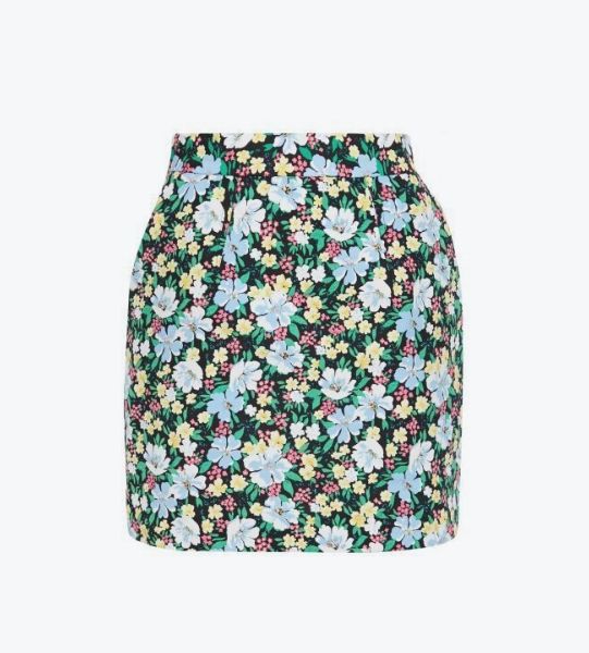마쥬 maje 플로랄 미니 스커트 34 사이즈--1