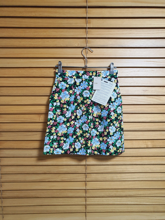 마쥬 maje 플로랄 미니 스커트 34 사이즈--2
