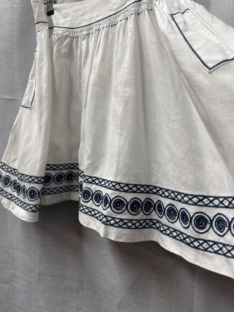 끌로에 린넨100 자수 스커트 (281--2