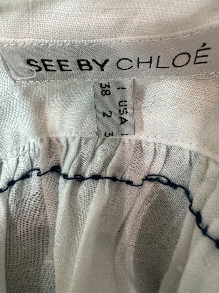 끌로에 린넨100 자수 스커트 (281--3