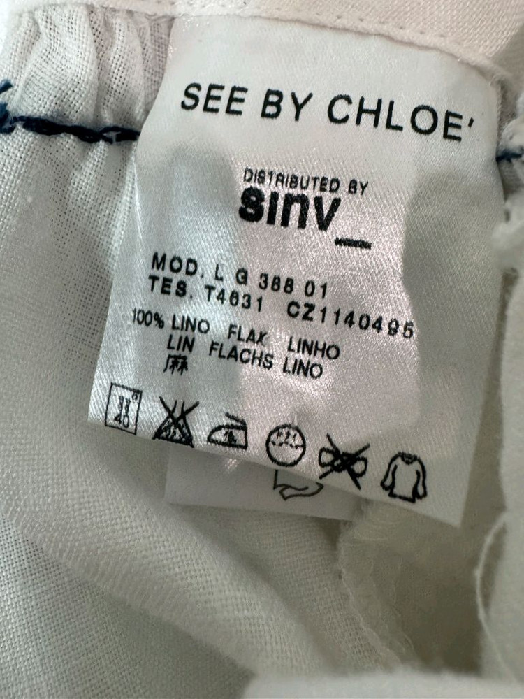 끌로에 린넨100 자수 스커트 (281--4