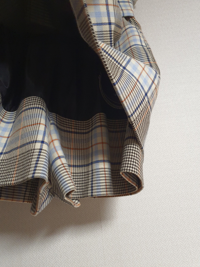 마쥬 maje 벨티드 체크 큐롯 스커트 44~55 사이즈--5