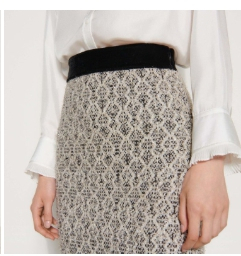 산드로 sandro 글리터 루렉스 스커트 44~ 55 사이즈--2