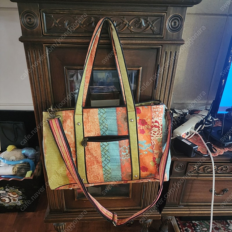 코치 루이 통영 누빔가방 빅백--0