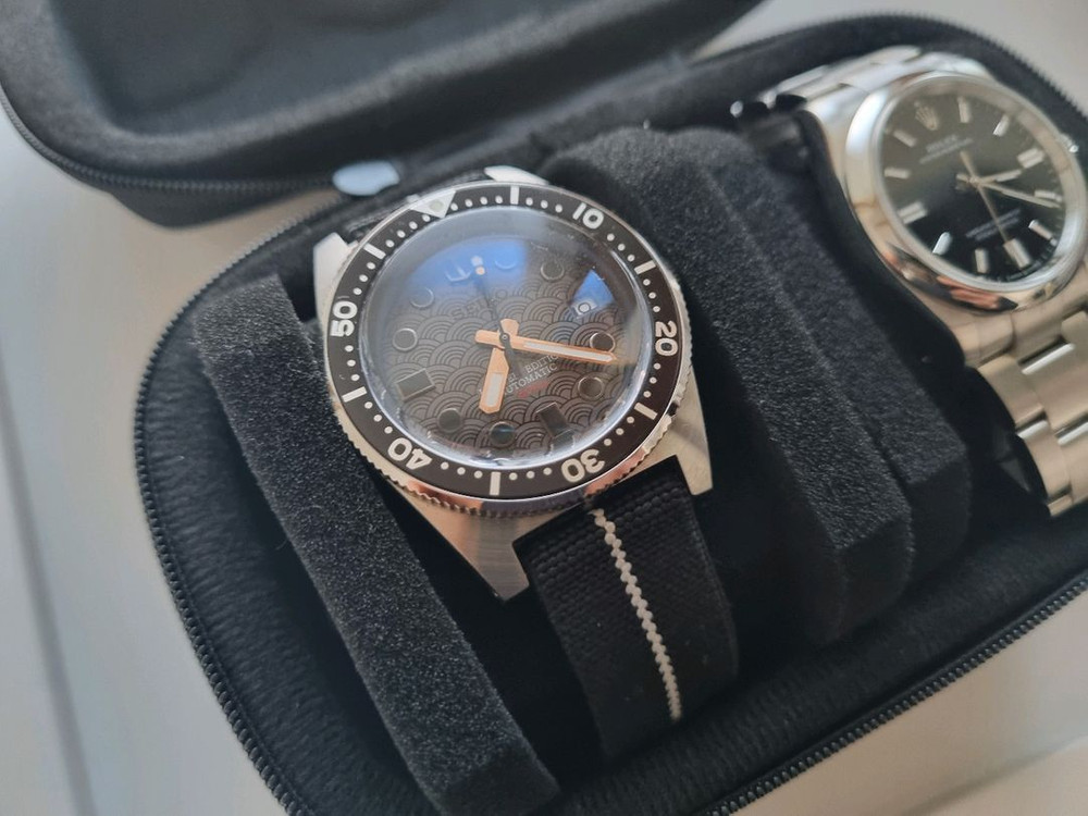 세이코 커스텀 오토매틱 시계 이미지