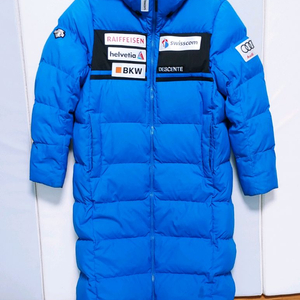 [L] 데상트 아우디 SKI 롱패딩점퍼 블루1494