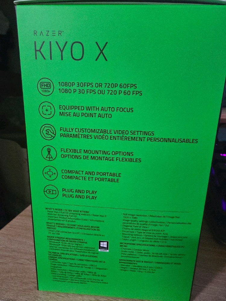 (미개봉)레이저 키요 X 웹캠--3