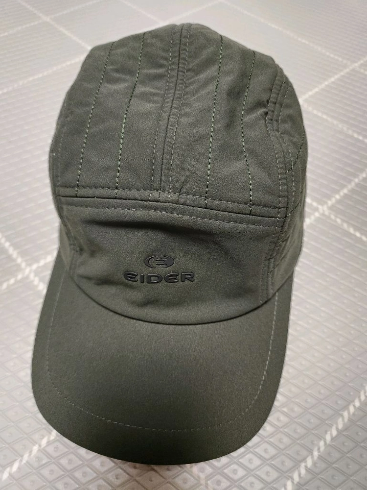 새상품급) 아이더 패딩 퀼팅 5패널 캡 (Khaki) 이미지
