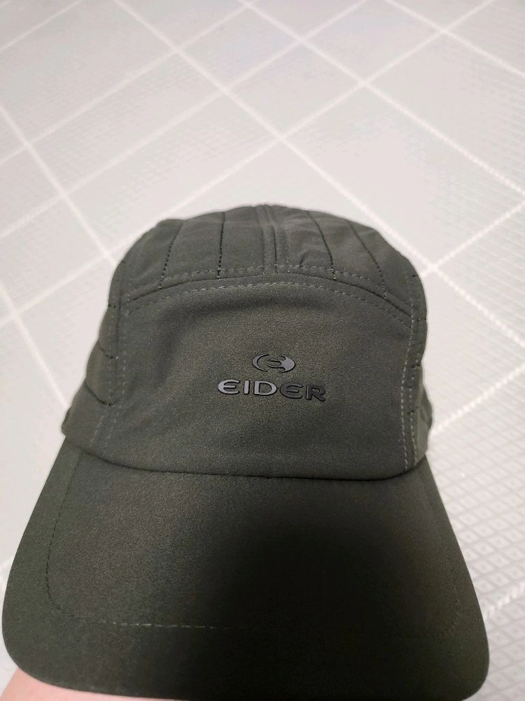 새상품급) 아이더 패딩 퀼팅 5패널 캡 (Khaki) 이미지