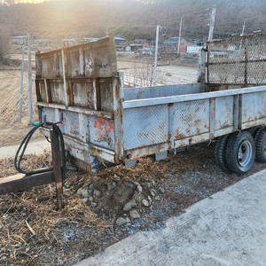 덤프트레일러 2축