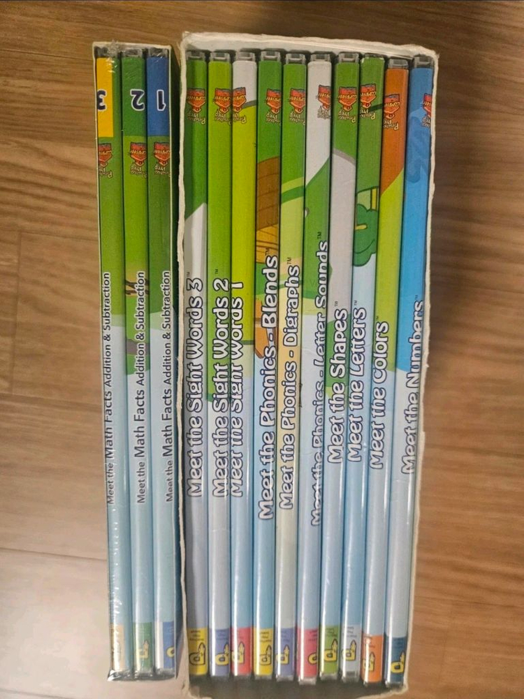 프리스쿨프랩 dvd(+math facts 3장)--2