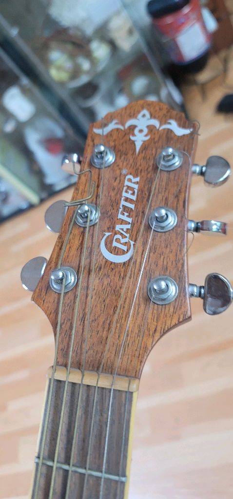 국산 크래프터(Crafter) - JEWELRY 어쿠스틱 기타 시리얼 번호10125001(소리 최상/세팅 완벽)( 이미지