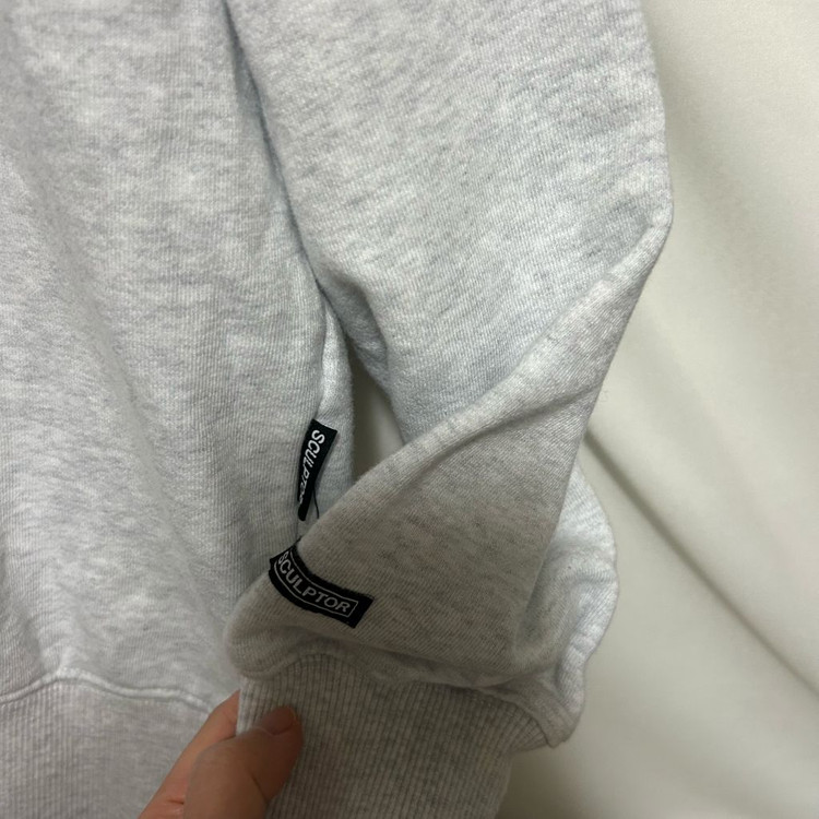 스컬프터 자수로고 후드스웻셔츠 판매--4