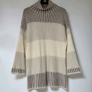 정가 100만원 이상! 이탈리아 페세리코 PESERICO 알파카 컬러 블록 니트 (42)