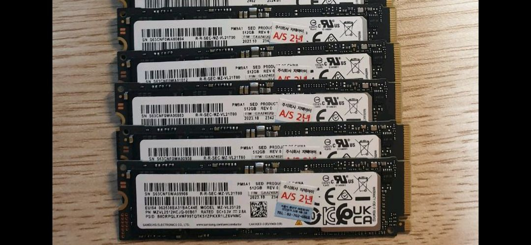 삼성 SSD PM9A1 1TB 전부 일괄--1