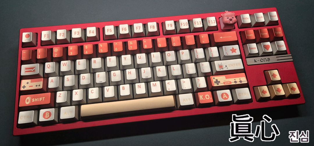 (*풀윤활) 진심 풀 알루미늄 8K 자석축 커스텀 게이밍 키보드 베놈 제네시스--1