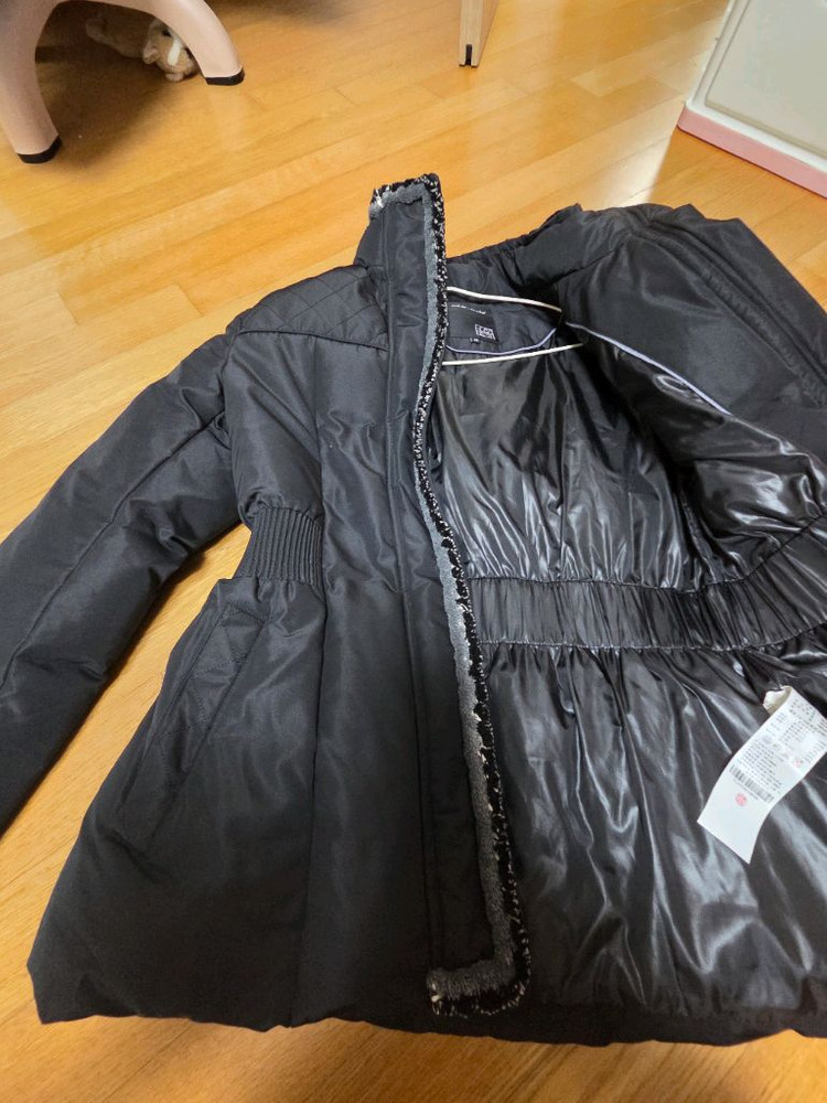 에고이스트 트위드 구스 퀼팅 패딩 66--5