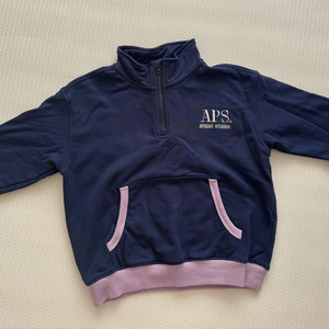 아프리콧스튜디오 하프집업 스웻셔츠 120