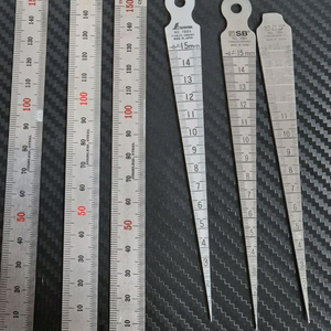 공구용 스틸자 3개 , 갭자 3개