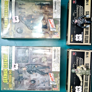 *일괄or개별판매*1/16RC카탱크전용(도색완료)액션피규어&프라모델2WW독일보병,알씨카미군전차병4종셋~바람에언덕에서