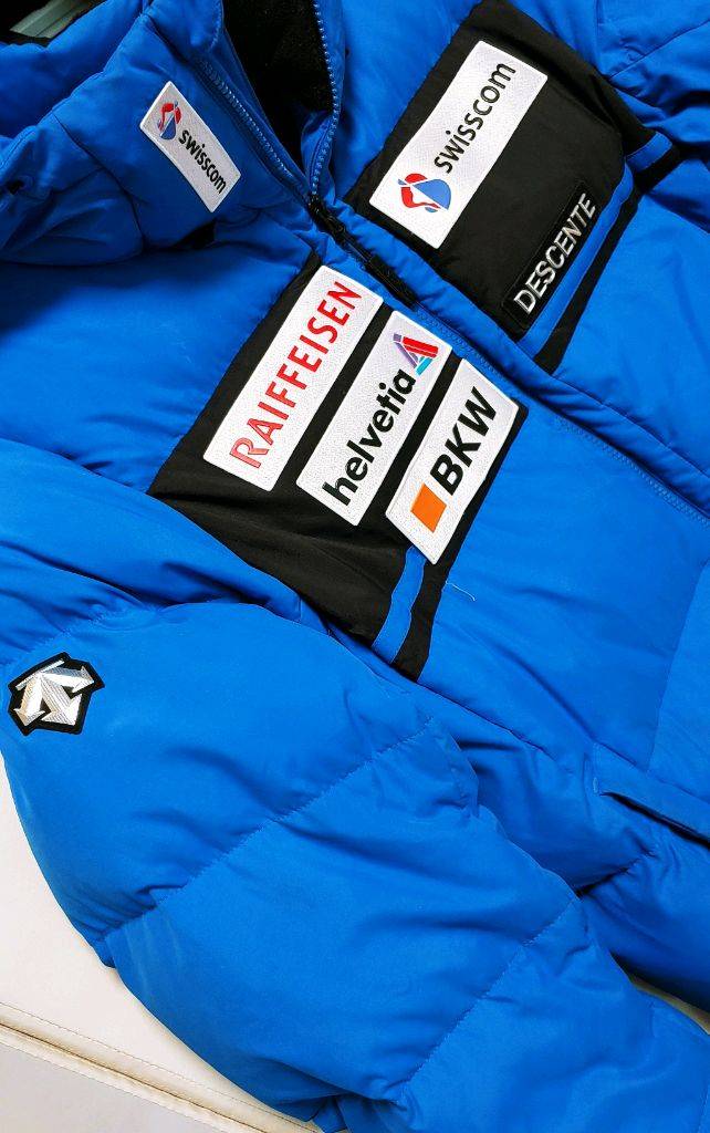 [L] 데상트 아우디 SKI 롱패딩점퍼 블루1494--4